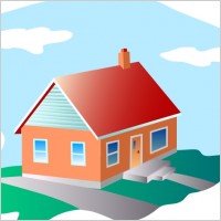 Colonial House Clipart
