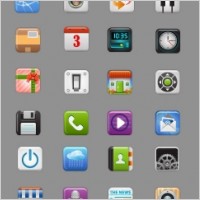 icandies beautiful mobile phone icon vector