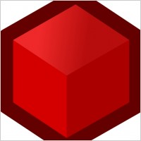 Icon Cube Red clip art
