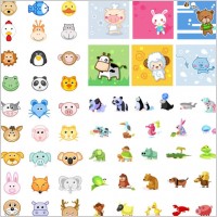 icon daquan animal articles vector