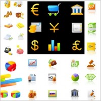 icon daquan financial articles vector