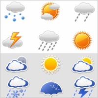 icon daquan weather articles vector
