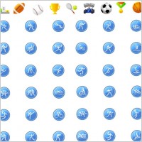 icon go sports articles vector