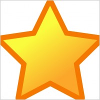 Icon Star clip art