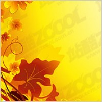 In the fall of the rattan plant material vector