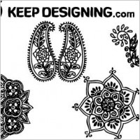Indian henna design