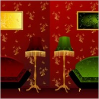 indoor scenes vector