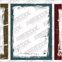 Ink style border vector material-2