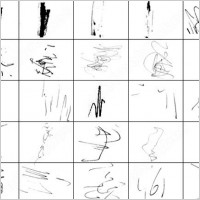 inky scribbles brush