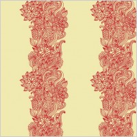 intensive handpainted pattern vector 1