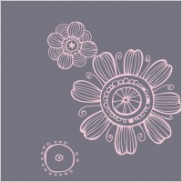 intensive handpainted pattern vector 2
