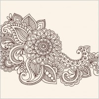 intensive handpainted pattern vector 4