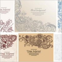 intensive handpainted pattern vector 6