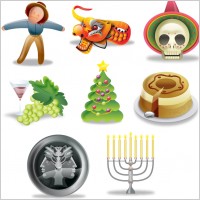 International Holidays Icons icons pack