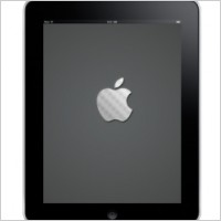 iPad Front Apple Logo