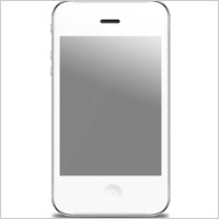 iPhone front white