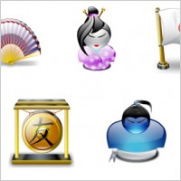 Japanese Traditions icons pack