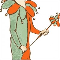 Jester Child clip art