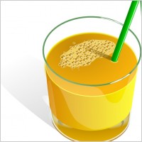 Juice Glass clip art