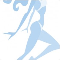 Jumping Girl clip art