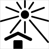 Keep Out Of Sunlight Sign clip art