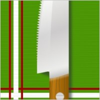 Knife On Table clip art