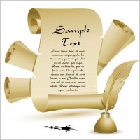 kraft paper rolls 05 vector