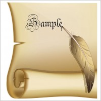 kraft paper rolls 06 vector