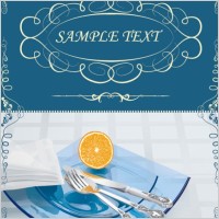 lace pattern vector tableware