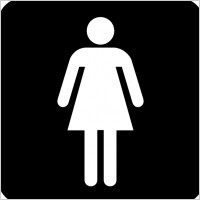 Ladies Room clip art