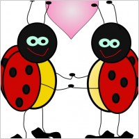 Ladybugs Cartoon clip art