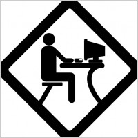 Lan Party Pictogram clip art