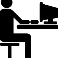 Lan Party Pictogram clip art