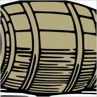 Large Barrel clip art
