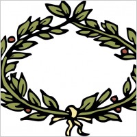 Laurel Crown clip art
