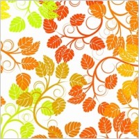 Leaf Background Colorful Vector
