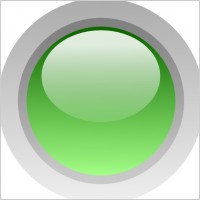 Led Circle (green) clip art
