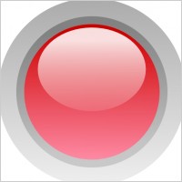 Led Circle (red) clip art