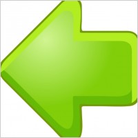 Left Arrow Green clip art