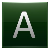 Letter A dg