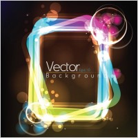 light frame composed of vector 3