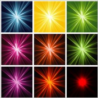 Light Rays Background Vector