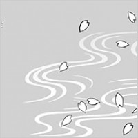 Line drawing of flowers -19