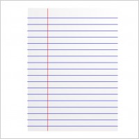 Lined paper icon