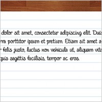 Lined Paper Template