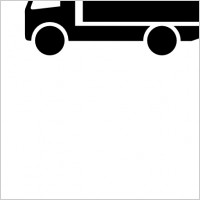 Lkw Aus Zusatzzeichen clip art