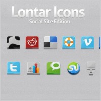 Lontar Icon Social Site Edition icons pack