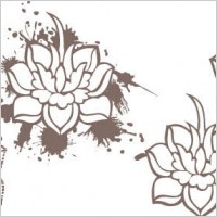 Lotus flowers vector