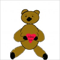 Love Bear clip art