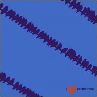 Love birds silhouettes vector